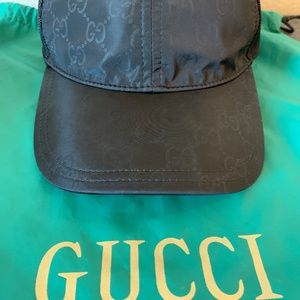 Gucci Vinyl Baseball Snap Back Hat